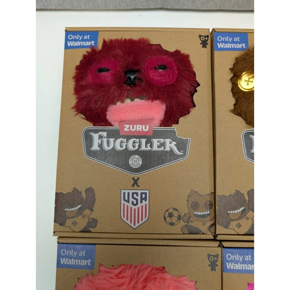 2026 ZURU = Fuggler  = USA soccer series = US SOCCER SET of 4 NEW in Package.